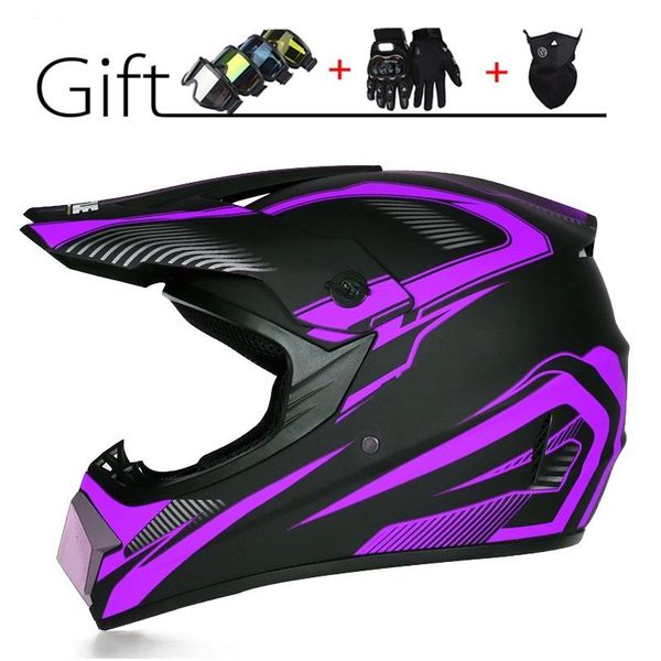 

motorcycle helmets 3 gift motocross helmet atv off road bike downhill dh racing capacete casco motoqueiro protection cascade