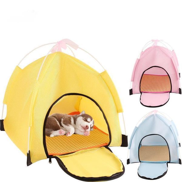

kennels & pens pet house dog bed cat indoor removable and washable breathable tent portable folding mat