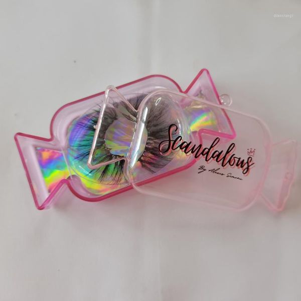 

eyelashes box packing custom private label packaging false1