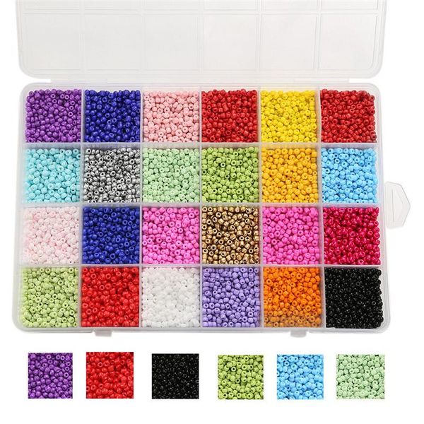 

other 4mm glass seed beads box set colorful spacer for jewelry making bracelets diy handmade accessories
