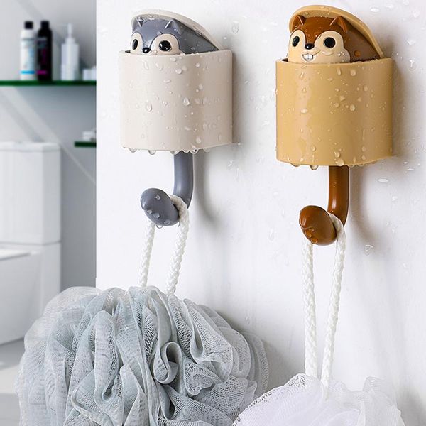 

squirrel hooks wall keys holder coat hanger decorative clothe storage rack outstretch home hanging housekeeper kitchen bathroom & rails