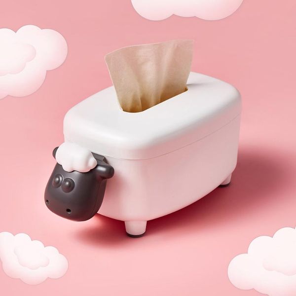 

kawaii sheep tissue box household living room coffee table restaurant creative cute simple multifunctional storage gift boxes & napkins