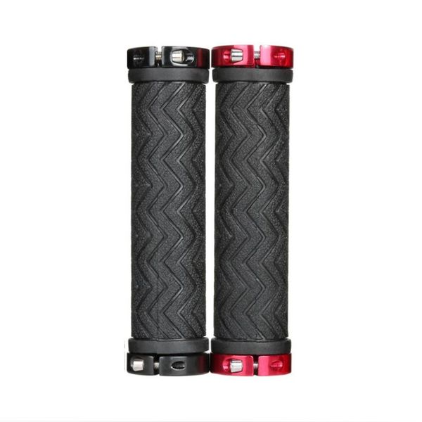 

bike handlebars &components bicycle grip cover wear-resistant tpr cycling accessories mountain bilateral lock non-slip absorber