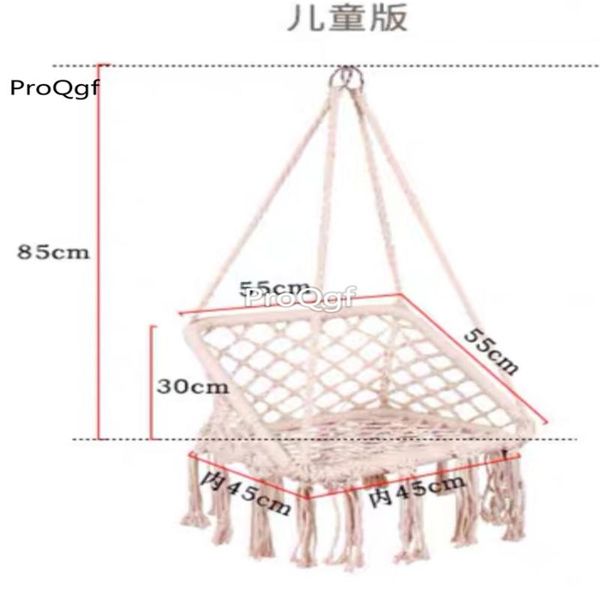 

ngryise 1 set comfortable minshuku children tassel hanging swing camp furniture