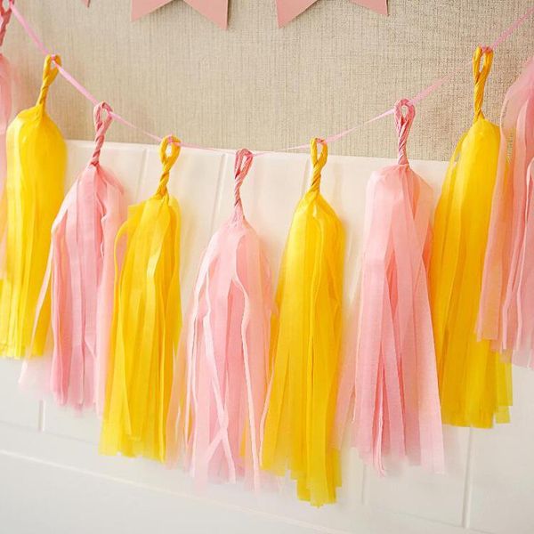 

party decoration 14 inch tissue paper tassel diy wedding flower decorations birthdays balloon event gift