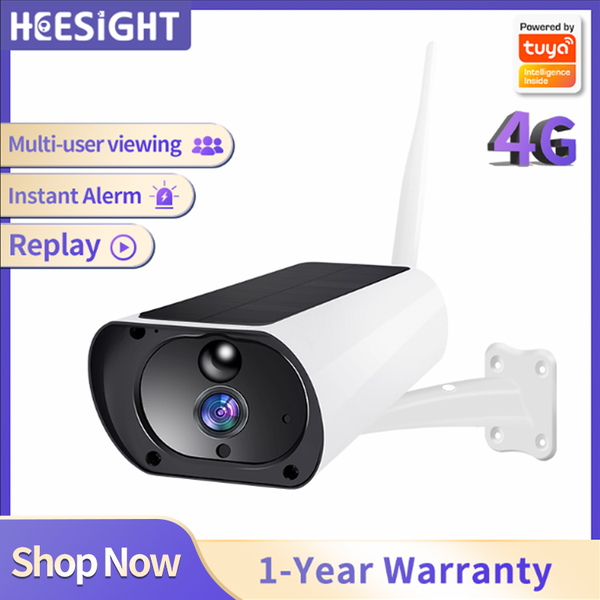 

cameras ip solar camera 4g sim card 1080p fhd wireless outdoor security cam cctv instant alerm replay tuya smart ir video camhi