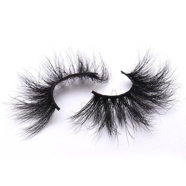 

false eyelashes wholesale 25mm mink lashes long 5d makeup messy fluffy dramatic 3d