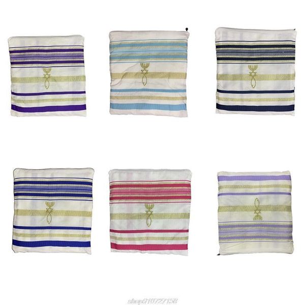 

neck ties tallit prayer shawl for men messianic black ag31 21 dropship, Blue;purple