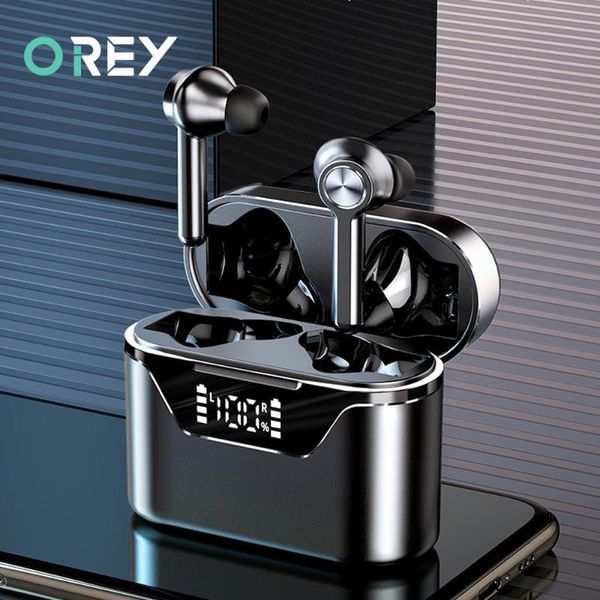 

headphones & earphones tws bluetooth 5.0 with microphone charging box wireless headphone sports touch control earbuds waterproof headsets
