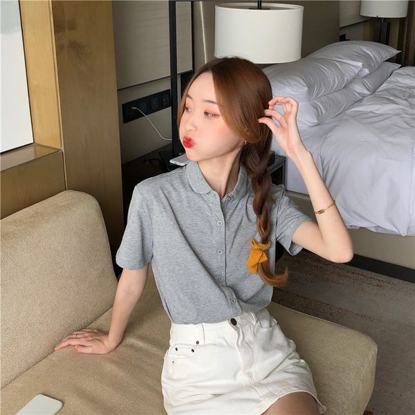 

T-shirt T-shirt New Polo short sleeve shirt, White