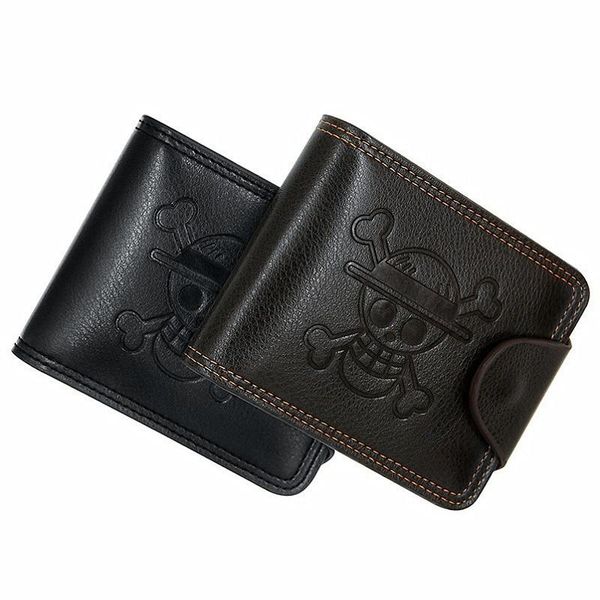 

wallets men's cartoon wallet short multi-function multi-card one piece, Red;black