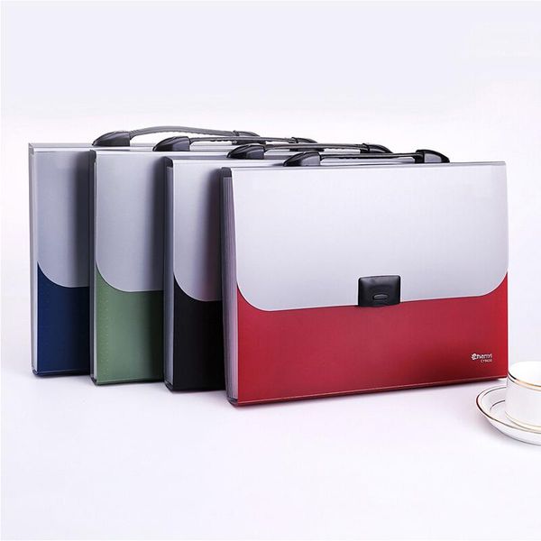 

business card files a4 file folder fichario 13 index pockets layers document study working metallic color expanding wallet organizer filing