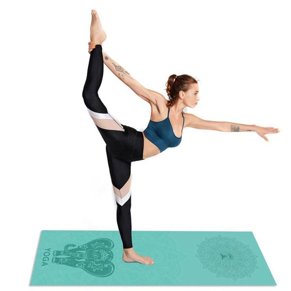 

printed yoga towel microfiber 183*63cm non slip blanket absorb sweat mat cover pilates fitness beach blankets