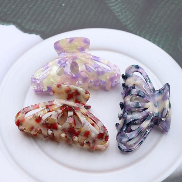 

hair clips & barrettes 3pcs women claw clip shiny colorful girls clamp barrette styling accessory for girl headwear headdress party gift, Golden;silver