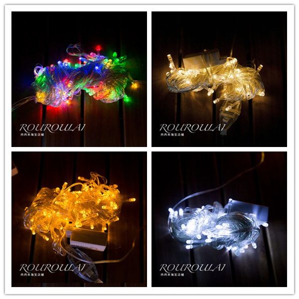 

factory outlet party decoration decorative lamp string window hanging with 70 head 10m plug-in 220v christmas tree
