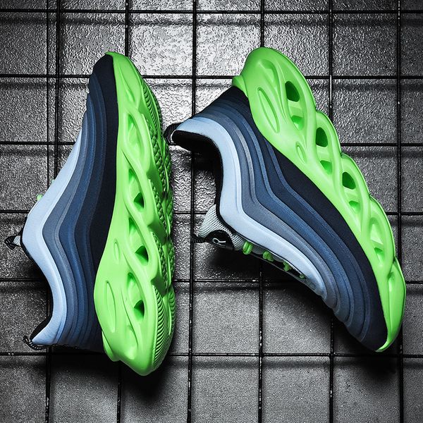 Schuhe 99-2106 Laufcode: Herren Orange Weiß Schwarz Mode 2021 Blau Grün Jogging Läufer Ports Trainer Turnschuhe Große Größe 46