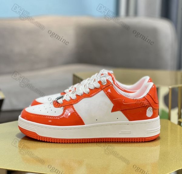 

2022 fashion casual shoes designer mens womens big a bathing ape camouflage sta medicom toy camo men ladies bapes sneaker woman monkey shape, Black