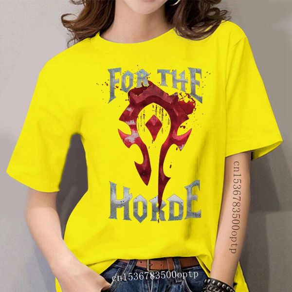 

women's t-shirt for the horde black t shirt, White