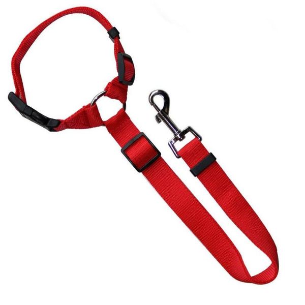 

dog collars & leashes car pet safety seat belt adjustable harnesses for dogs safe travel necessary supplies durable traction rope