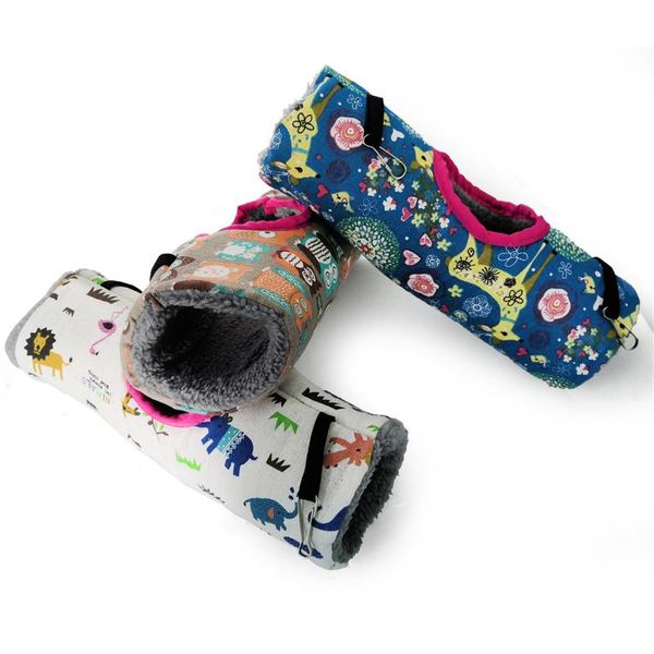 

small animal supplies pets toy tunnel playhouse winter warmth hammock parrot birds house cotton nest interactive