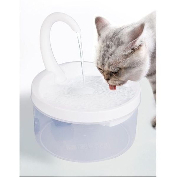

cat bowls & feeders dog and waterer, 2l capacity automatic pet water dispenser, durable, easy to clean, fall streams