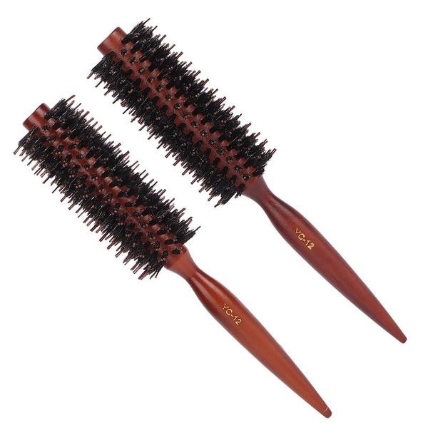 

hair brushes roller hairbrush automatic machine tufting technology brush for reduces frizz prevents dryness and split ends salon or, Silver
