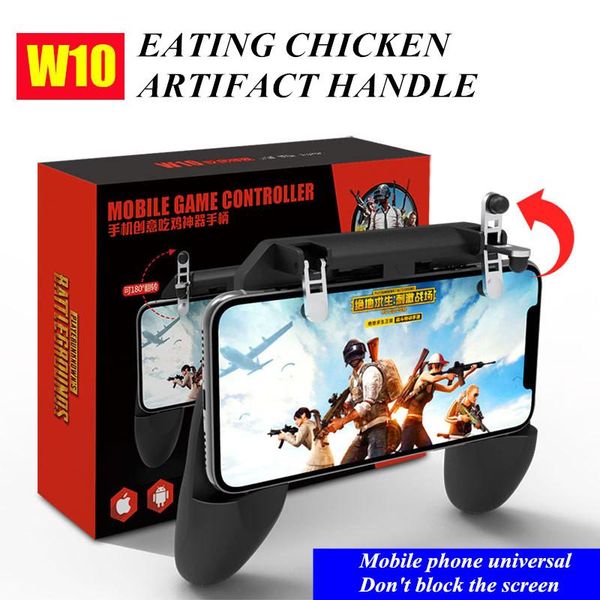 

game controllers & joysticks mobile phone gaming accessories gamepad for pubg joystick trigger handle fire shooter metal button