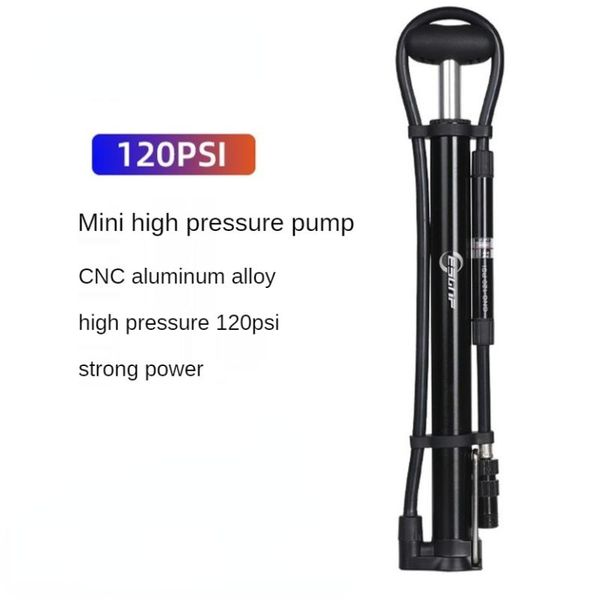 

bike pumps mini portable bicycle pump 120psi high pressure american and french general aluminum alloy accessories