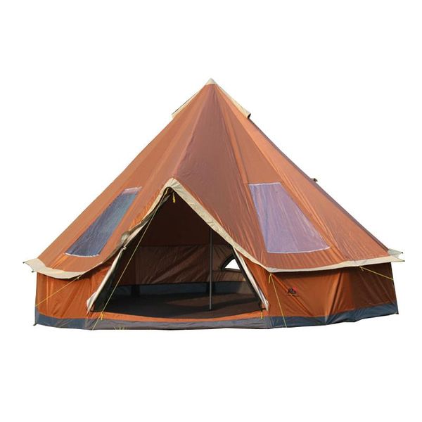 

ultralarge 5-8 person family size mongolia yurt tent for travel hiking waterproof sun shelter outdoor camping winter tents and shelters