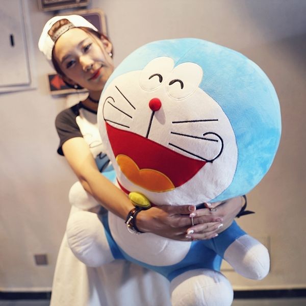 

doraemon doll robot blue fat plush toy jingle cat