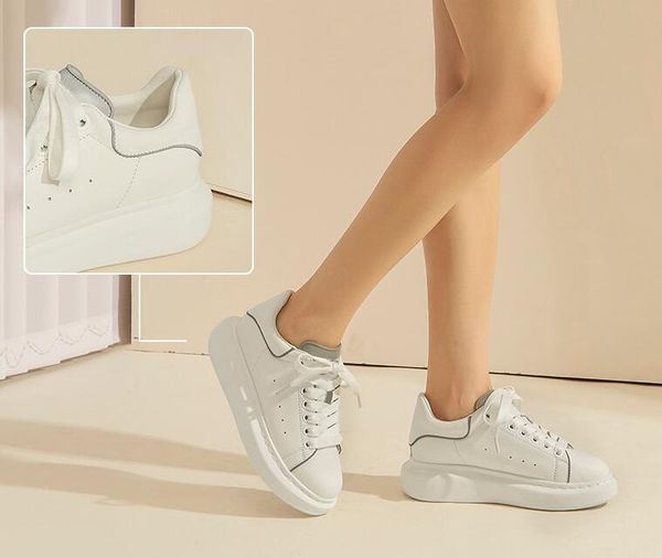

2021 alaxander designer men women womens white mens shoes espadrilles flats mmcqueen platform oversized casual espadrille flat sneakers 36-4