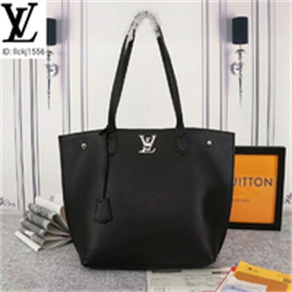 

shoulder shoulder brand handbags r leather handbag luxury bag women xcf8 iconic bags m52617 handles black bags totes grained cros, Red;black