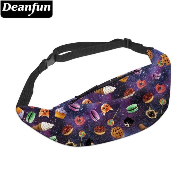

waist bags deanfun 3d colorful pack for men fanny style bum bag cat women money belt travelling mobile phone yb30