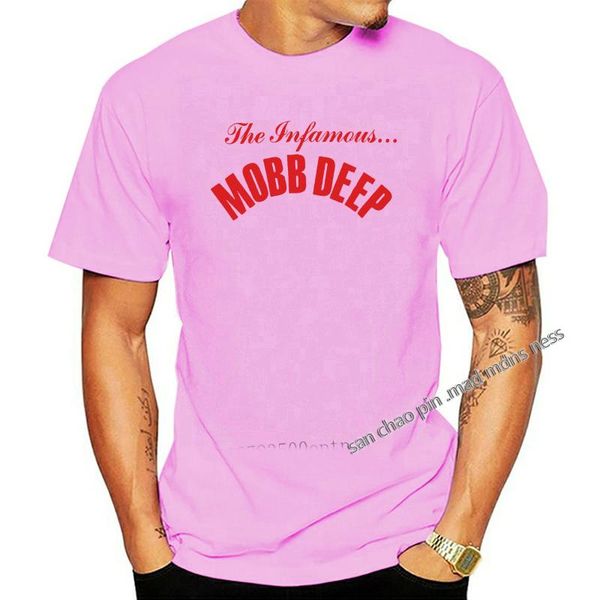 

men's t-shirts mobb deep mens infamous t-shirt black summer short sleeves cotton t shirts 2021 fashion shirt men, White;black