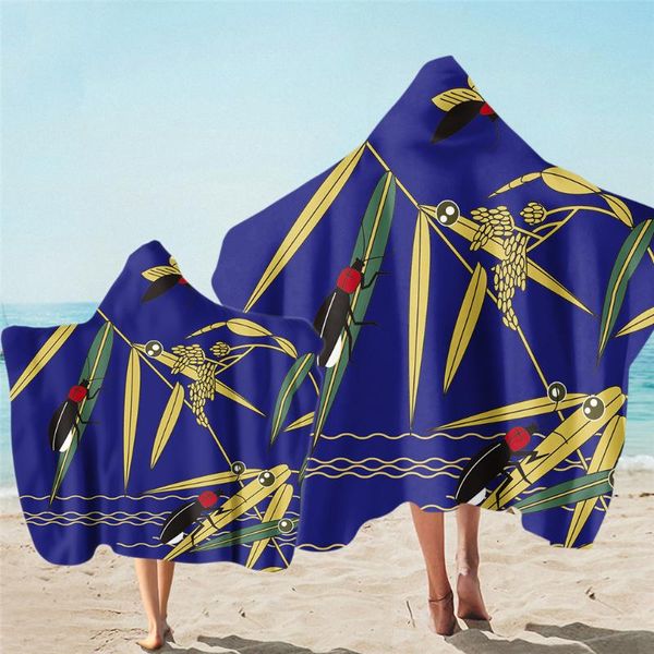 

towel hooded insect microfiber bath and children wearable beach