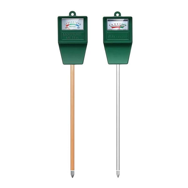 

meters 2 pieces soil ph moisture meter set sensor hygrometer tester gardening tool kits