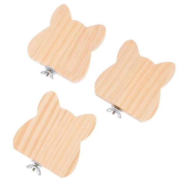 

small animal supplies 3pcs flat perch bird corner shelf stand pet cage accessories