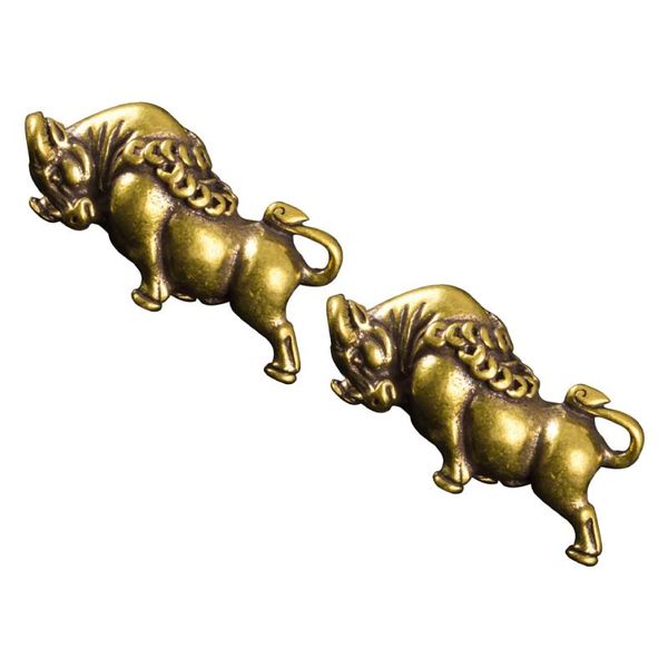 

decorative objects & figurines 2pcs delicate key chain pendant brass small ornament home deskadornment