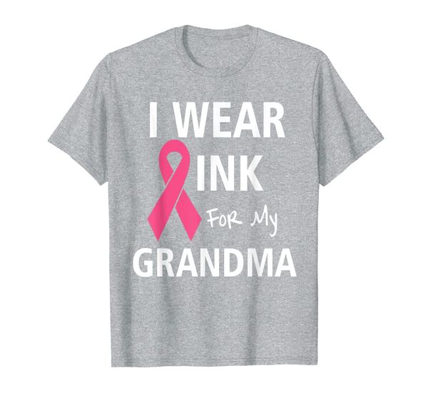 

For My Grandma Cancer Pink Ribbon Awareness Gift T-Shirt, Mainly pictures