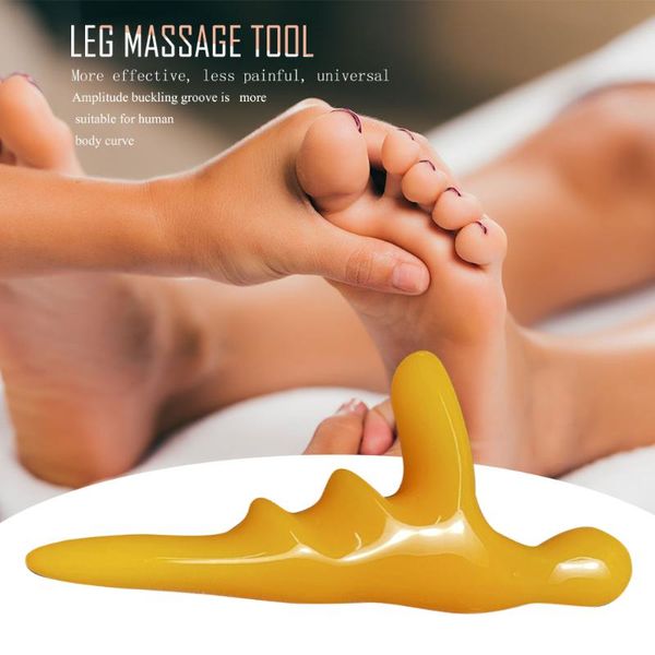 

full body massager resin beeswax foot feet gua sha acupuncture acupoint stick spa salon health care tool