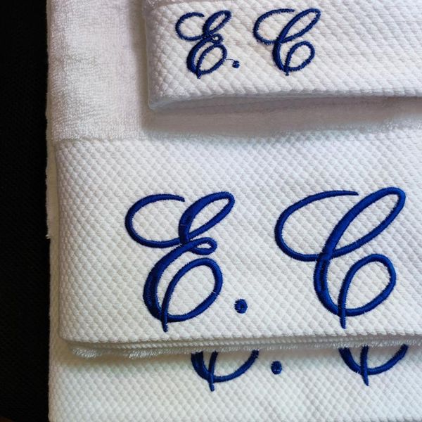 

towel ahsnme bath customized hand 100% cotton embroidery name personalized gift for friends family couple lovers
