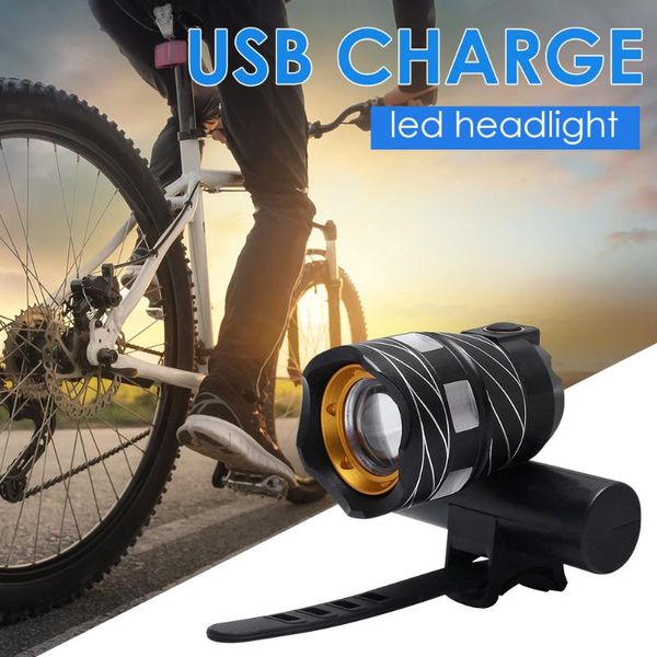 

bike lights usb rechargeable t6 led bicycle front light low power consumption saving headlight cycling accessories
