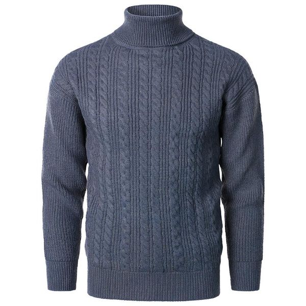 

men's sweaters autumn winter 2021 men warm turtleneck sweater soild color casual pullovers male outwear slim knitted, White;black