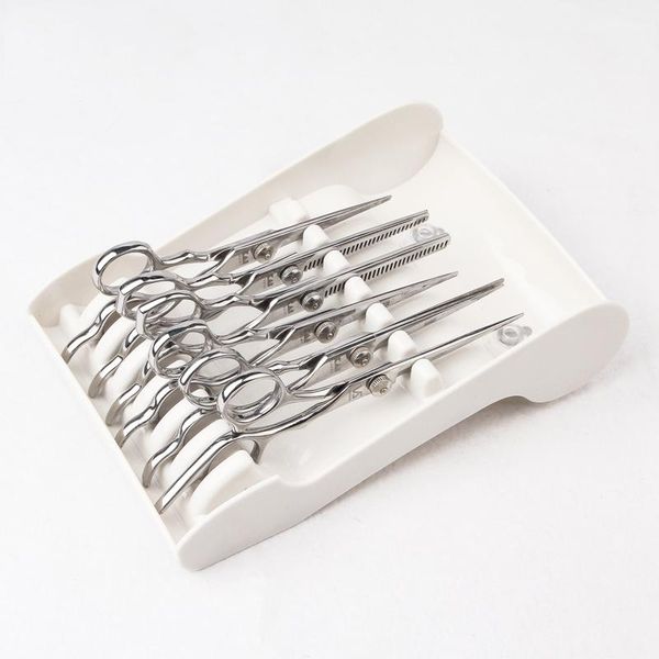 

hair scissors salon storage plate hairdresser shears shelf holder trimmer tools socket bag hold 6 combs antiskid un976
