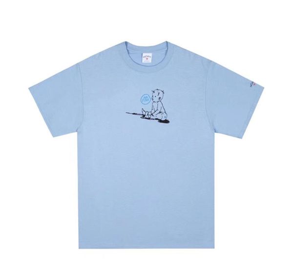 

t-shirt version 1:1 noah tee little boy no fish print casual t-shirts japan men's, White;black