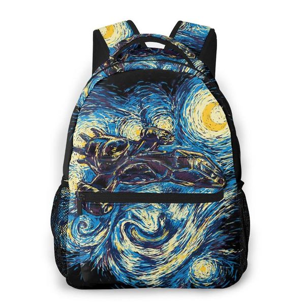 

backpack starry flight pattern knapsack firefly teens books