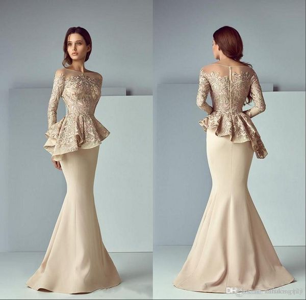 

luxury elegant mermaid mother of the bride dresses jewel long-sleeve mother gowns custom made wedding guest dresses new design, Black;red