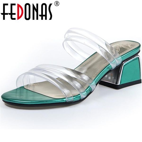 

sweet slingbacks sandals for women 2021 spring summer peep toe thick heels pumps wedding party arrival shoes woman, Black