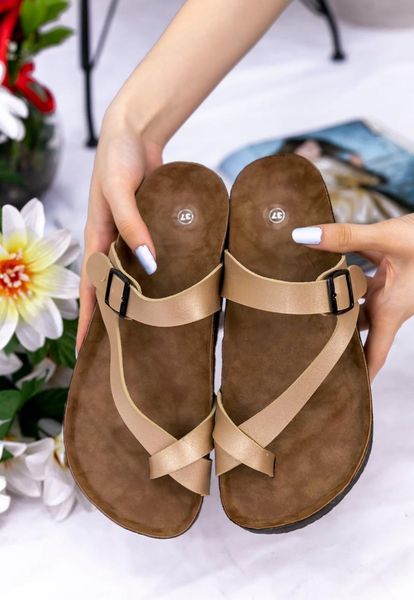 

sultan brad leather slip on flats wedge heel slippers gold walking slides female mules classic summer fashion sandal women 2021 sandals, Black