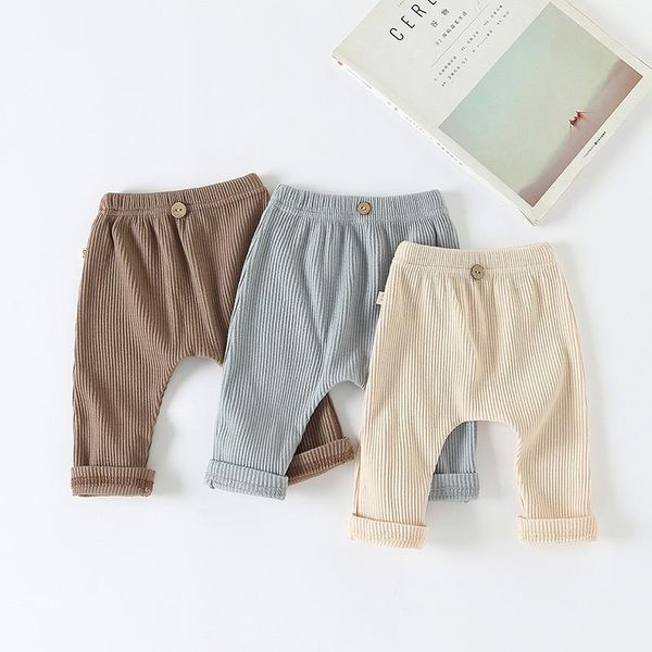 

baby leggings spring and autumn models children's big pp wild thread stretch men and women baby long pants, Blue